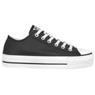 Tenis all star ct09830002 chuck taylor lift preto/branco/preto