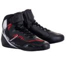 Tênis Alpinestars Faster 3 Rideknit Preto Prata Vermelho