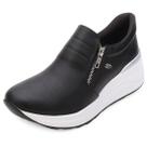 Tênis Anabela Casual Conforto Slip On Via Marte Tênis Anabela Casual Conforto Slip On Via Marte