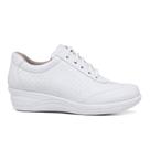 Tênis Anabela Feminino Casual Sapatenis Branco Confortável Enfermagem 911