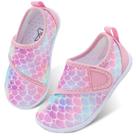 Tênis Aquáticos LeIsfIt Infantil Antiderrapante de Secagem Rápida Rosa 10 para Crianças Pequenas
