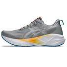 Tênis ASICS Novablast 5 - Masculino - Cinza/Branco