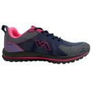 Tenis avura jogging feminino sport treino marinho/pink/preto