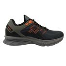 Tenis avura jogging sport treino grafite laranja