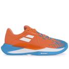 Tênis Babolat Propulse Fury 3 - Clay - Saibro - Laranja e Azul