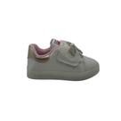 Tênis Baby Mini Sua Cia LED Off White Laço 778 - Off 27