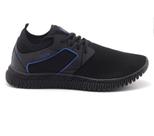 Tênis Básico Masculino Preto E Azul