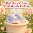 Tênis Bebê Infantil Menina Casual e Confortável Krisle DO 20 AO 27 PARA SUA FILHA - COMPRE AGORA