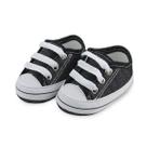 Tênis Bebê Soffete Jeans Preto