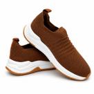 Tênis Bebecê Knit Caramelo Confortável Feminino
