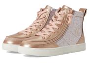 Tênis BILLY Footwear Classic Lace High Rosa Ouro Unicórnio 6