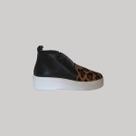 Tênis Boot Feminino Cano Alto Couro Casual Tênis Boot Feminino Cano Alto Couro Casual