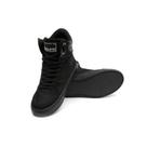 Tênis Bota Botinha Sneaker Feminino Cano Alto Academia Fitness Couro Legítimo 10300 Várias Cores