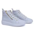 Tênis Bota Coturno Feminino Cano Médio
