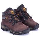 Tenis Bota Infantil Coturno Couro Legitimo Adventure Botina Meninos Escola Ketter Boots Marrom