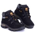 Tenis Bota Infantil Coturno Couro Legitimo Adventure Botina Meninos Escola Ketter Boots Preto