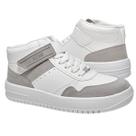 Tênis Bota Vizzano Cano Médio Cadarço Tira Autocolante 1389.116 Branco off -