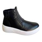 Tênis Botinha Apeluciada Feminina Zipper Conforto Beira Rio Tênis Botinha Apeluciada Feminina Zipper Conforto Beira Rio