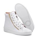 Tênis Botinha Feminino Cano Alto Com Detalhe