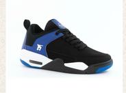 Tênis Botinha Masculino Cano Baixo Estilo Urbano Basquete Academia Preto, Vermelho, azul, branco e cinza Casual Confortável para Dia a Dia
