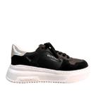 Tênis Bottero Casual Couro Preto Plataforma 365103-10