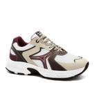 Tênis Branco e Marrom Feminino Ramarim Confotável 2678104 Tamanho:38Cor:Branco-Marrom