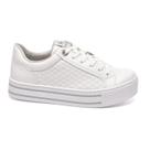 Tênis branco Feminino Casual Básico Via Marte 632