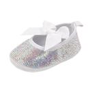 Tênis Brilhante Com Laço De Diamante Para Meninas Pequenas, Sapatos Bonitos Para Bebês
