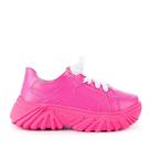 Tênis buff louis menina rio napa neon rosa