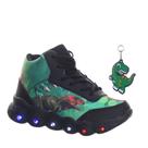 Tenis calçado com luz de led no solado dinossauros infantil meninos Tenis calçado com luz de led no solado dinossauros infantil meninos