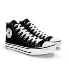 Tênis Cano Alto Chuckin Branco Feminino Star Conforto Feet Casual Estilo Tênis Cano Alto Chuckin Branco Feminino Star Conforto Feet Casual Estilo