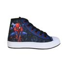 Tênis Cano Alto Infantil Masculino Marvel Homem Aranha Preto - Branco - Vermelho