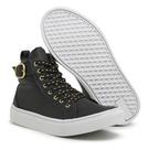 Tênis cano Alto Sneaker Feminina Botinha Fitness Academia com fivela Tênis cano Alto Sneaker Feminina Botinha Fitness Academia com fivela