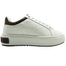 Tênis Carmim Chennai Couro Branco/Marrom Feminino