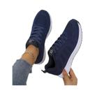 Tênis Casuais Respiráveis Em Malha Para Mulheres, Sapatos De Plataforma, Tênis Vulcanizados Para
