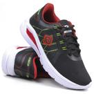 Tenis Casual Academia Caminhada em Nylon Vermelho