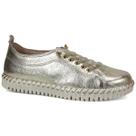 Tênis Casual Bottero 374102 Twist Dourado Feminino Tênis Casual Bottero 374102 Twist Dourado Feminino