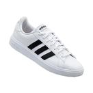 Tênis Casual Branco e Preto Grand Court Base II Adidas