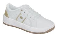 Tênis Casual Branco Kidy 14010860213 Infantil Feminino Tênis Casual Branco Kidy 14010860213 Infantil Feminino