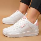 Tênis Casual Branco Unissex Feminino Casual 34 Ao 43 Envio Imediato