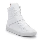 Tênis Casual Cano Curto Pires Shoes com Cadarço Fita Auto Colante e Sola Reta