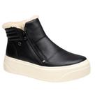 Tênis Casual Feminino Abotinado Preto Avelã Dakota D2811-0002