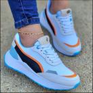Tênis Casual Feminino Blogueirinha Modinha Leve Confortável