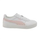 Tênis Casual Feminino Puma Carina L Bdp Branco E Rosa