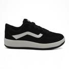 Tênis Casual Feminino Quiz Preto - Tênis Casual Feminino Quiz Preto -