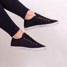 tênis casual feminino sapatênis sola baixo dia a dia leve e confortável