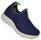 Tênis Casual Infantil Masculino Sem Cadarços Kidy Respi-Tec 041-0011-8192