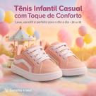 Tênis Casual Infantil Menina Leve, Confortável e Brilhante Krisle Original - PRONTA ENTREGA