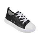 Tênis Casual Infantil Pampili Easy Preto e Branco 729.007 Tênis Casual Infantil Pampili Easy Preto e Branco 729.007