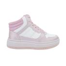 Tênis Casual Infantil Pink Cats Santiny Branco E Rosa